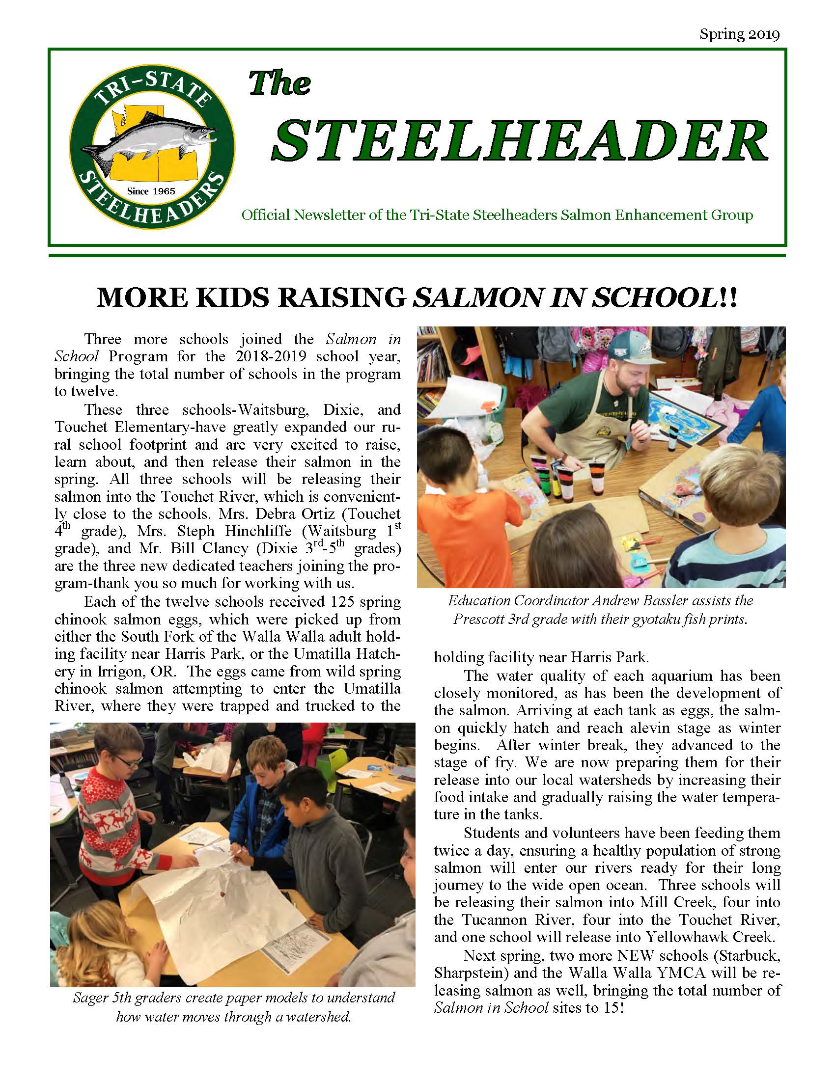 Spring Newsletter Is Here! | Tri-State Steelheaders